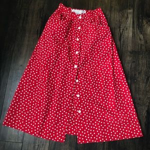 Vintage polka dot skirt - SOLD